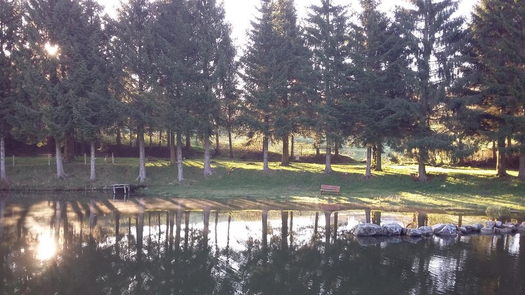 Camping De Flechat Hotel Orcival Exterior foto