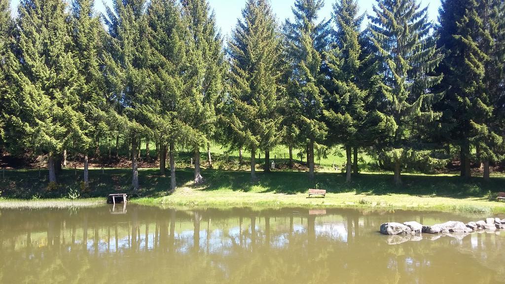 Camping De Flechat Hotel Orcival Exterior foto